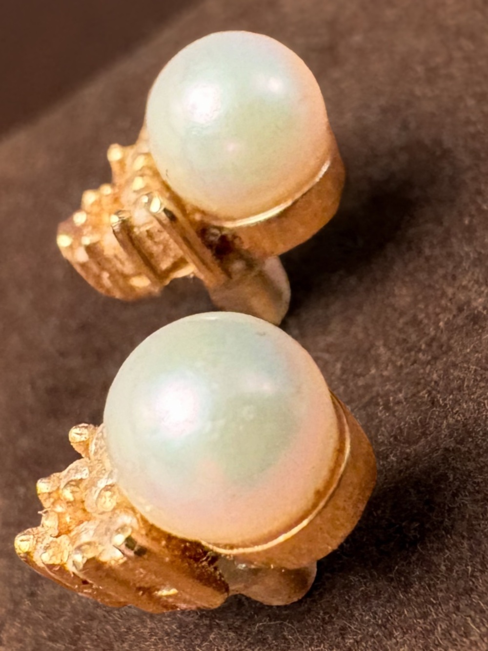 Pearl 14K earrings